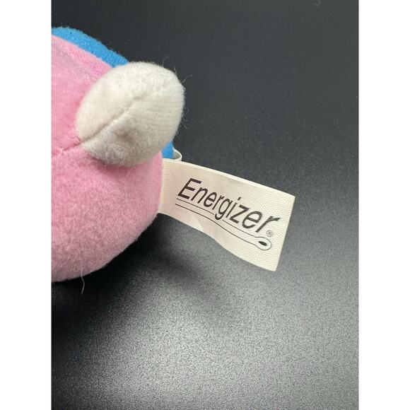 Vintage 1997 Eveready Energizer Battery Bunny 7" Beanbag Plush READ DESCRIPTION - Picture 7 of 10